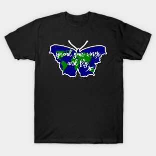 Spread your wings and fly- travel butterfly T-Shirt